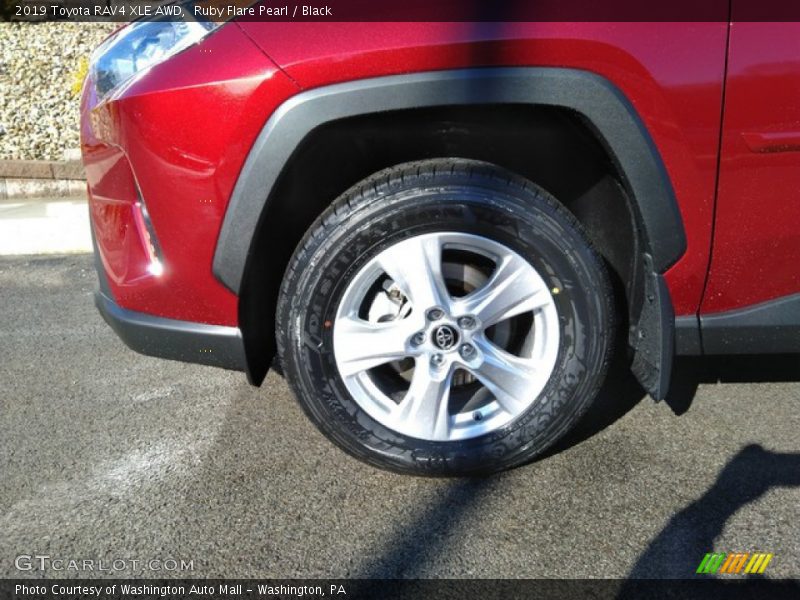 Ruby Flare Pearl / Black 2019 Toyota RAV4 XLE AWD