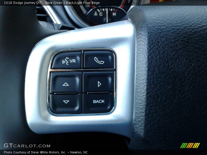Olive Green / Black/Light Frost Beige 2018 Dodge Journey SXT