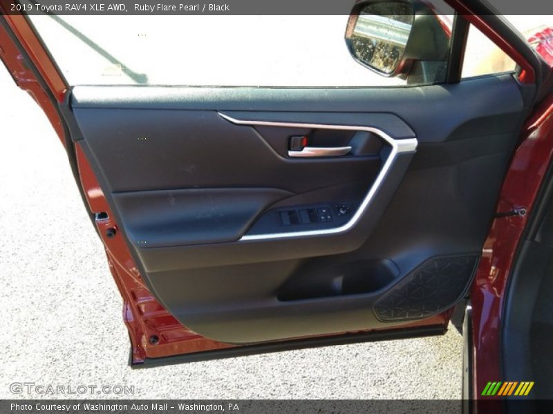 Ruby Flare Pearl / Black 2019 Toyota RAV4 XLE AWD