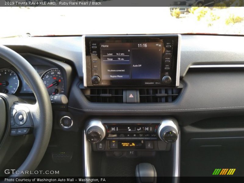 Ruby Flare Pearl / Black 2019 Toyota RAV4 XLE AWD