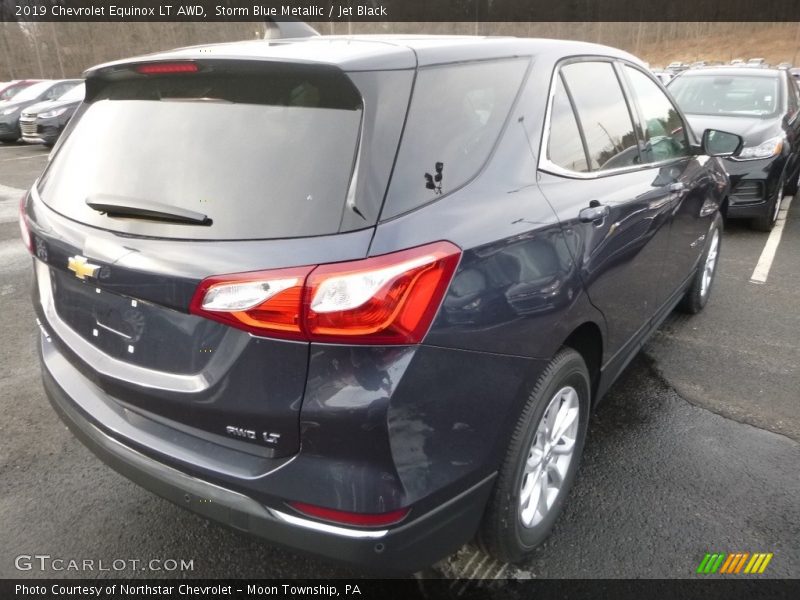 Storm Blue Metallic / Jet Black 2019 Chevrolet Equinox LT AWD