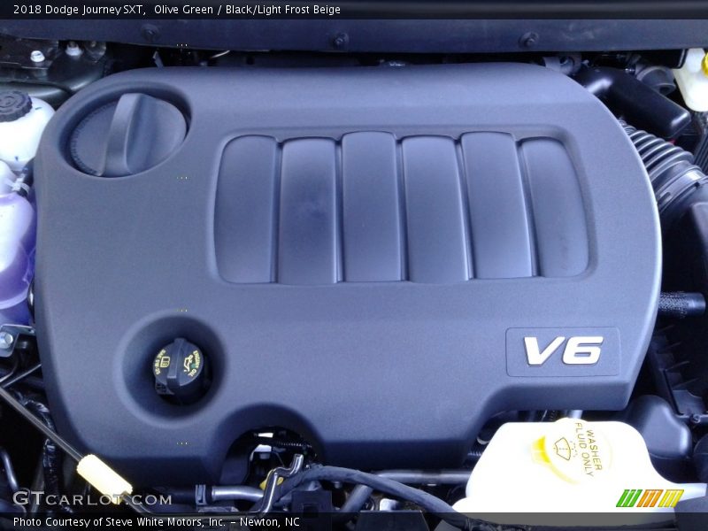Olive Green / Black/Light Frost Beige 2018 Dodge Journey SXT