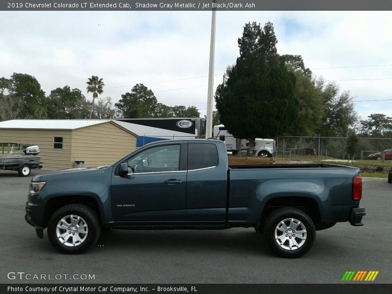 Shadow Gray Metallic / Jet Black/Dark Ash 2019 Chevrolet Colorado LT Extended Cab
