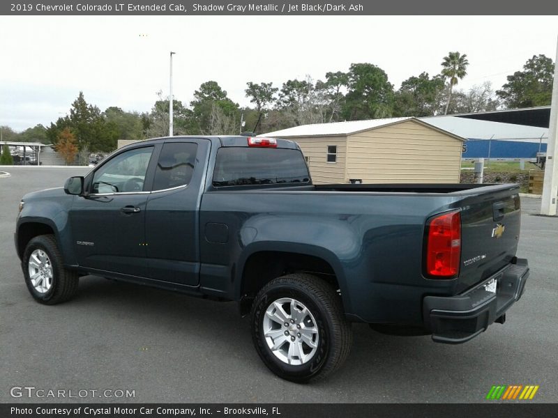 Shadow Gray Metallic / Jet Black/Dark Ash 2019 Chevrolet Colorado LT Extended Cab