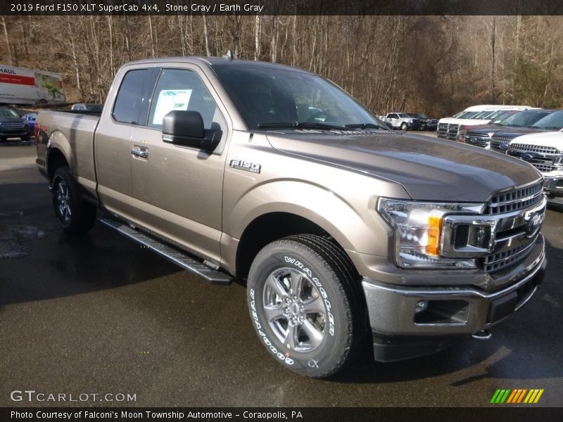 Stone Gray / Earth Gray 2019 Ford F150 XLT SuperCab 4x4