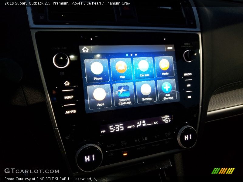 Abyss Blue Pearl / Titanium Gray 2019 Subaru Outback 2.5i Premium