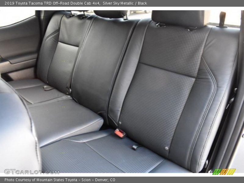 Rear Seat of 2019 Tacoma TRD Off-Road Double Cab 4x4