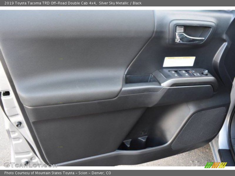 Silver Sky Metallic / Black 2019 Toyota Tacoma TRD Off-Road Double Cab 4x4