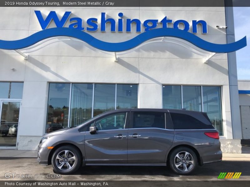 Modern Steel Metallic / Gray 2019 Honda Odyssey Touring