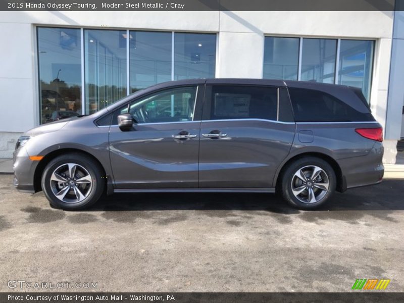 Modern Steel Metallic / Gray 2019 Honda Odyssey Touring