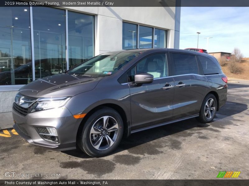 Modern Steel Metallic / Gray 2019 Honda Odyssey Touring