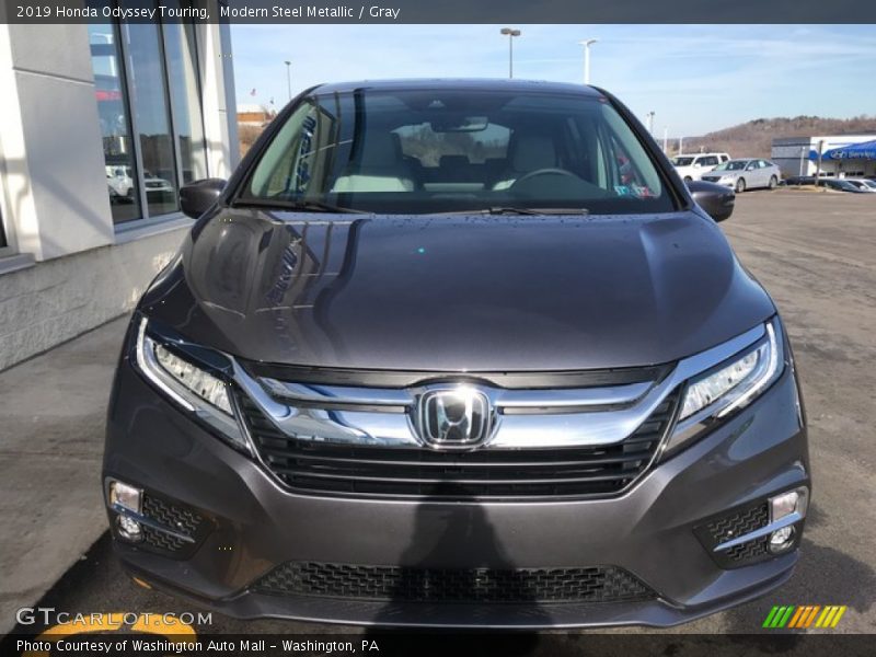 Modern Steel Metallic / Gray 2019 Honda Odyssey Touring
