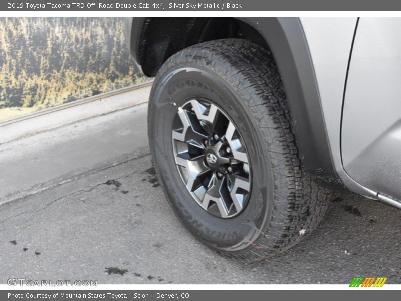 Silver Sky Metallic / Black 2019 Toyota Tacoma TRD Off-Road Double Cab 4x4