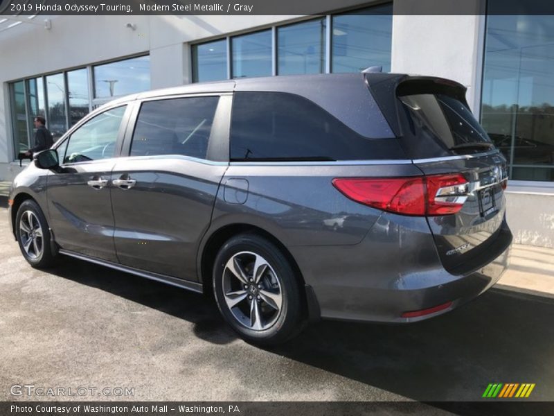 Modern Steel Metallic / Gray 2019 Honda Odyssey Touring