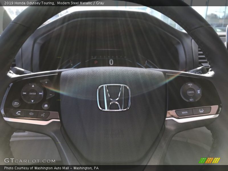 Modern Steel Metallic / Gray 2019 Honda Odyssey Touring