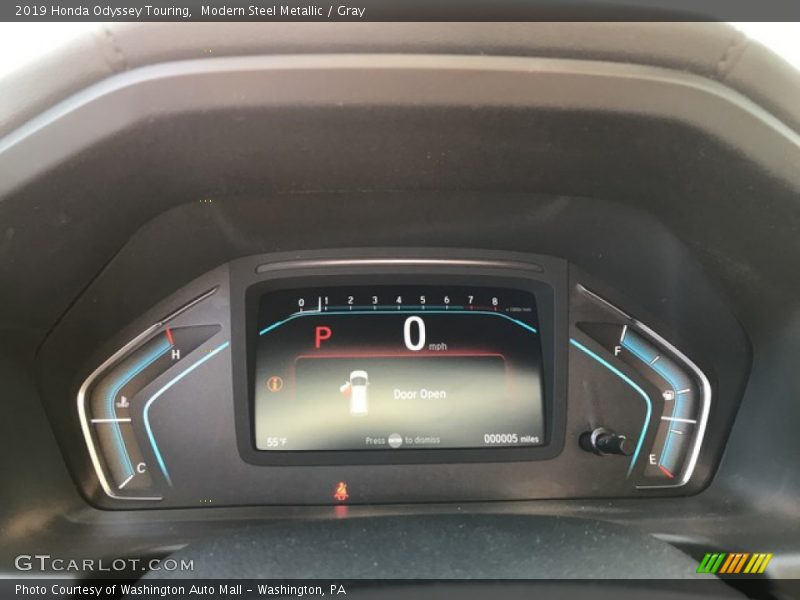 Modern Steel Metallic / Gray 2019 Honda Odyssey Touring