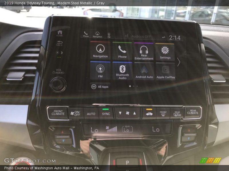 Modern Steel Metallic / Gray 2019 Honda Odyssey Touring