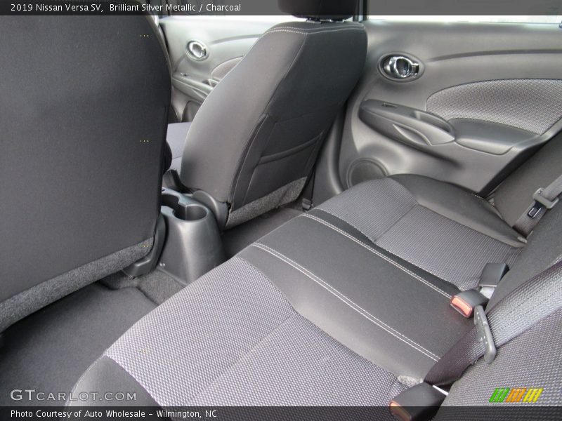 Brilliant Silver Metallic / Charcoal 2019 Nissan Versa SV