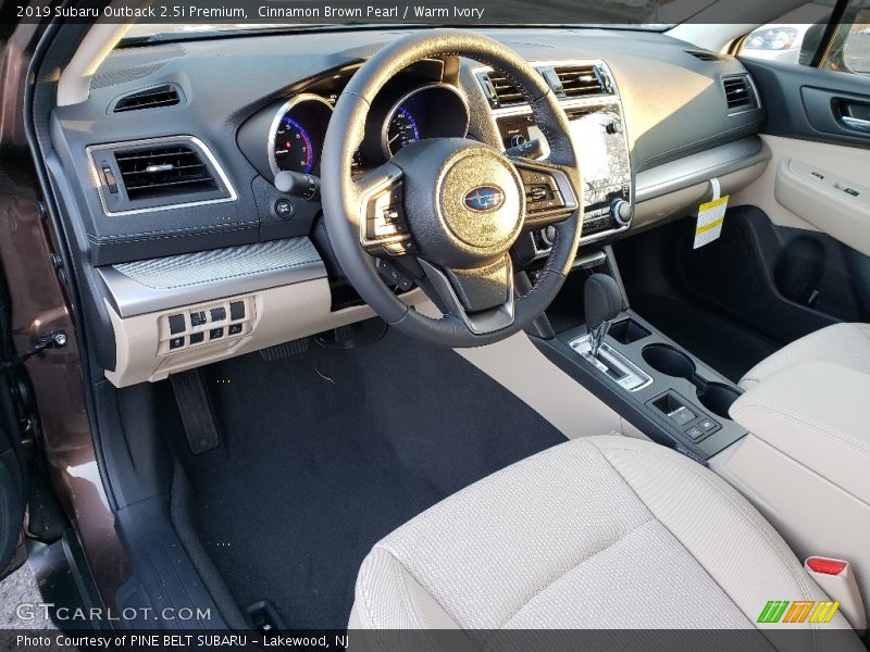 Cinnamon Brown Pearl / Warm Ivory 2019 Subaru Outback 2.5i Premium