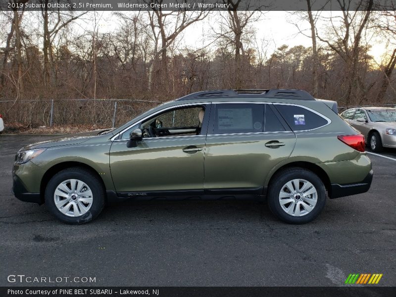 Wilderness Green Metallic / Warm Ivory 2019 Subaru Outback 2.5i Premium