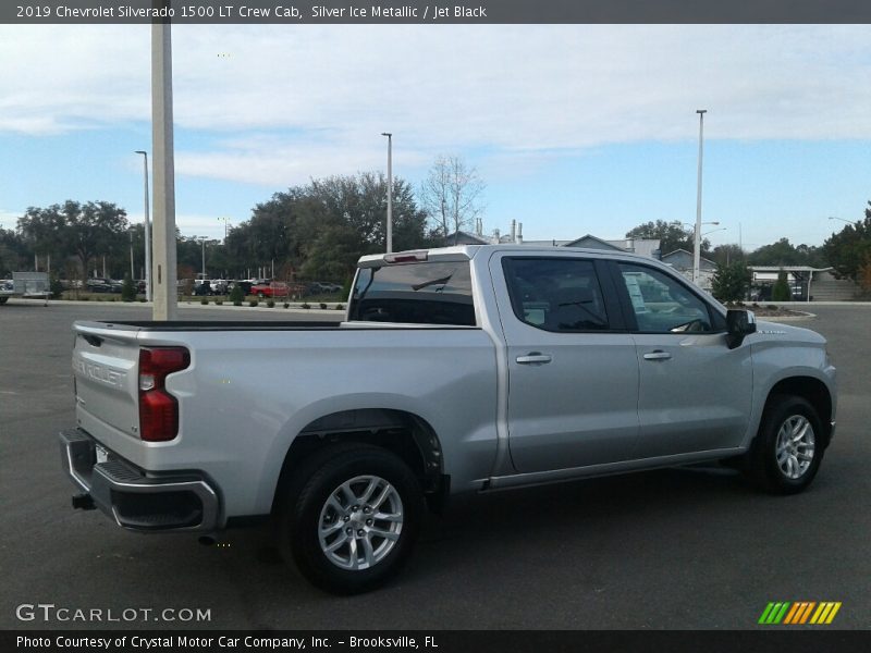 Silver Ice Metallic / Jet Black 2019 Chevrolet Silverado 1500 LT Crew Cab