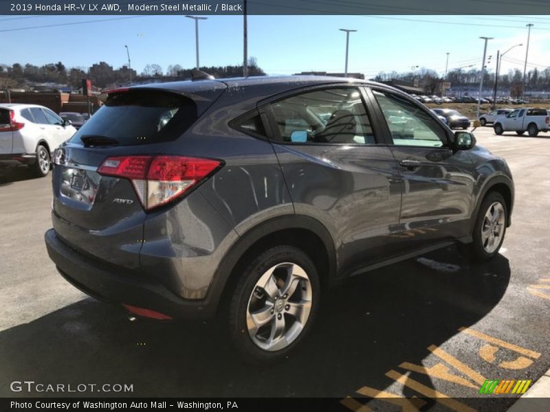 Modern Steel Metallic / Black 2019 Honda HR-V LX AWD