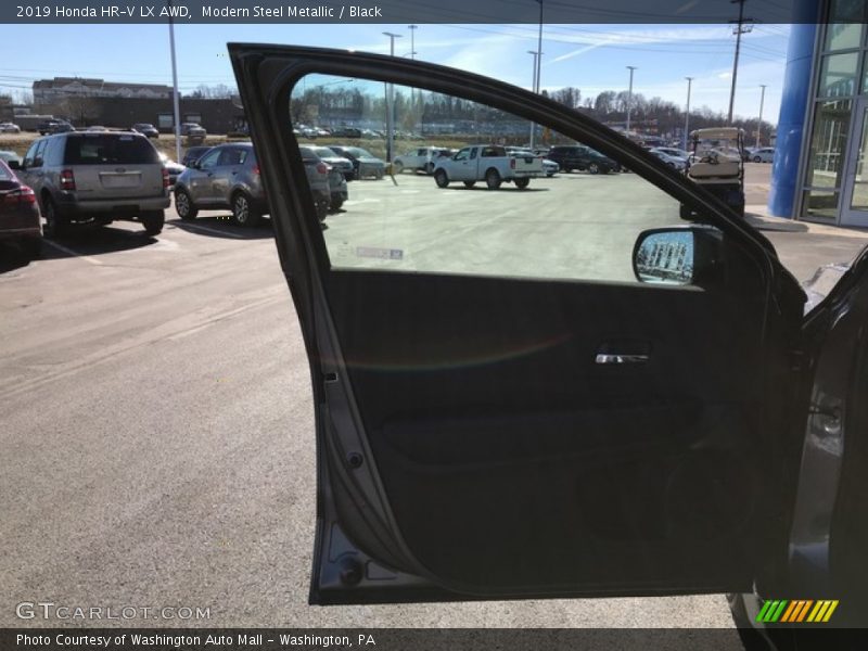 Modern Steel Metallic / Black 2019 Honda HR-V LX AWD