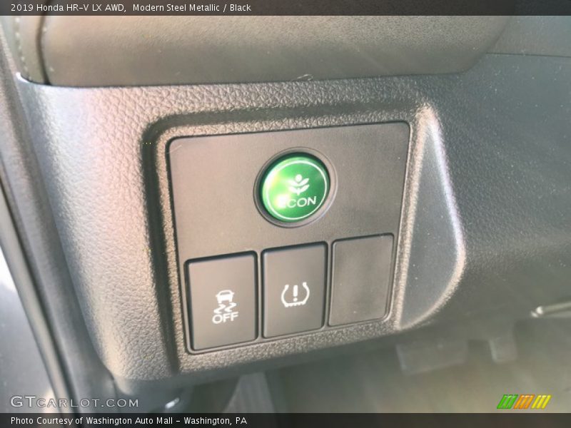 Modern Steel Metallic / Black 2019 Honda HR-V LX AWD