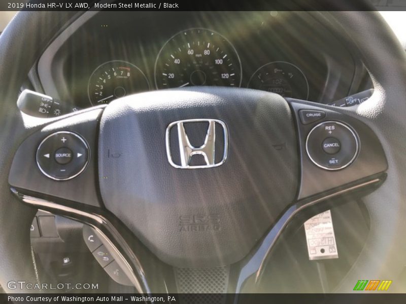 Modern Steel Metallic / Black 2019 Honda HR-V LX AWD
