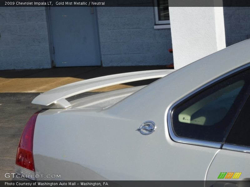 Gold Mist Metallic / Neutral 2009 Chevrolet Impala LT