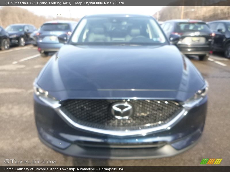 Deep Crystal Blue Mica / Black 2019 Mazda CX-5 Grand Touring AWD