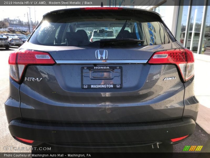 Modern Steel Metallic / Black 2019 Honda HR-V LX AWD
