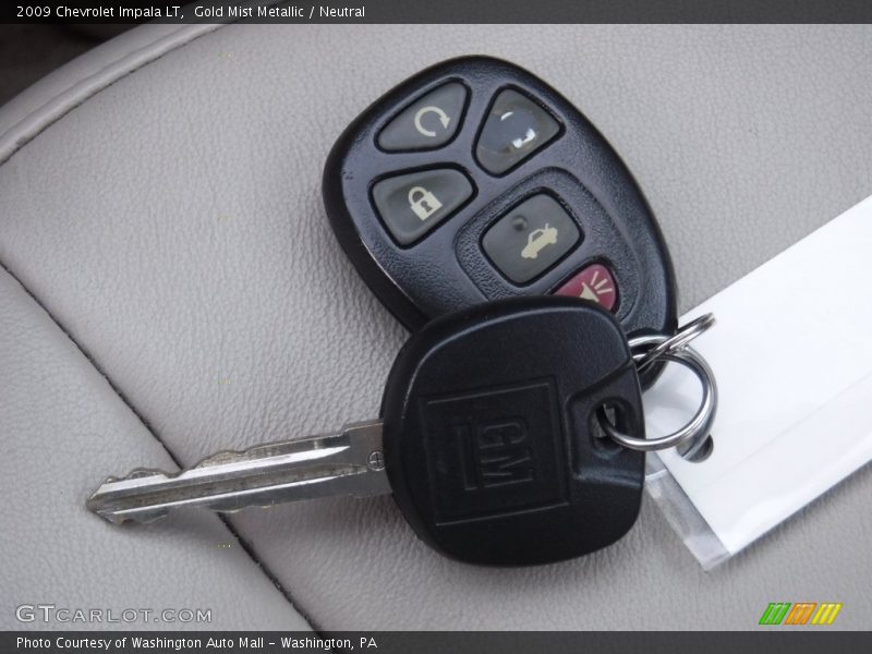 Gold Mist Metallic / Neutral 2009 Chevrolet Impala LT