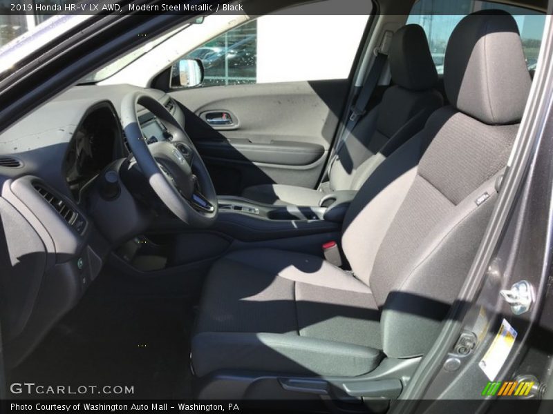 Modern Steel Metallic / Black 2019 Honda HR-V LX AWD