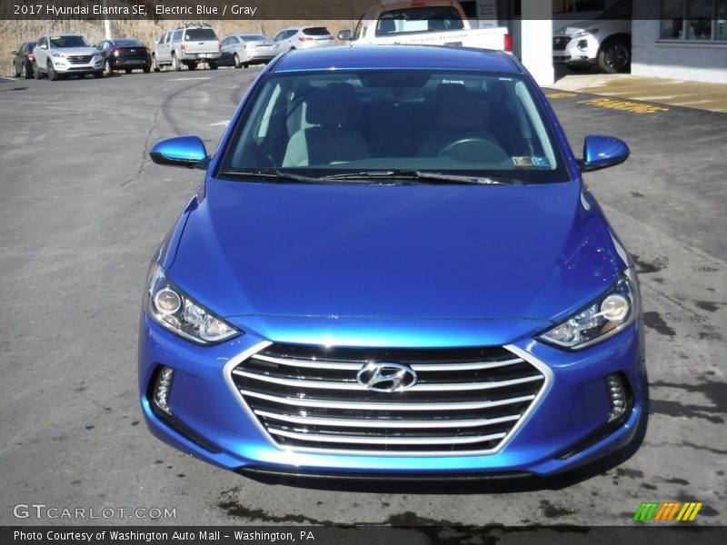 Electric Blue / Gray 2017 Hyundai Elantra SE