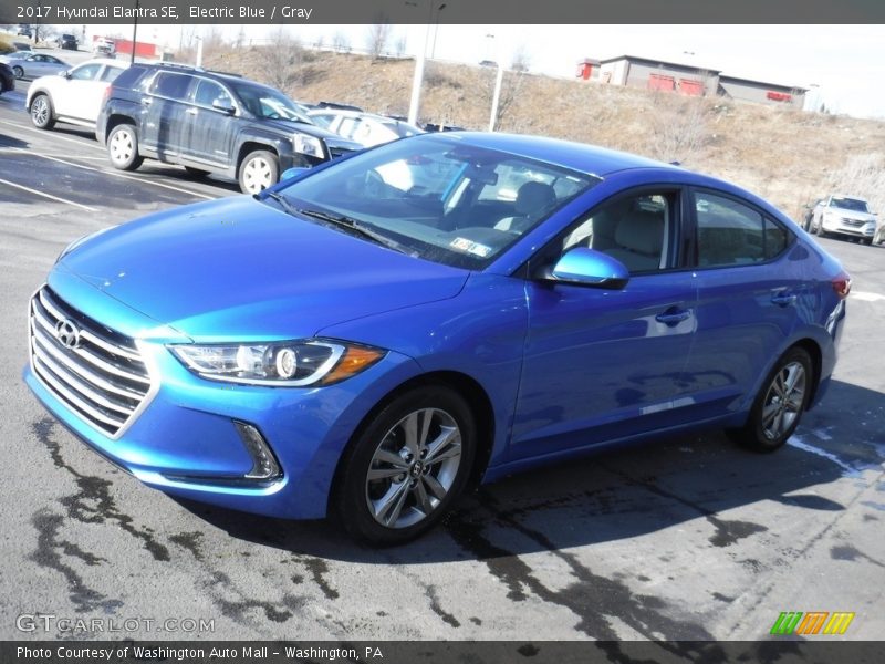 Electric Blue / Gray 2017 Hyundai Elantra SE