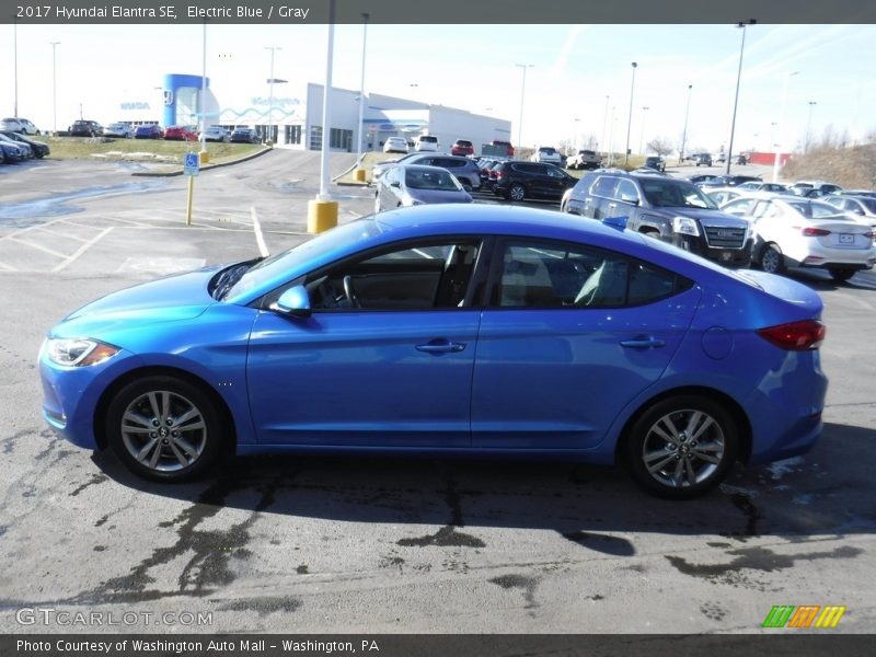 Electric Blue / Gray 2017 Hyundai Elantra SE