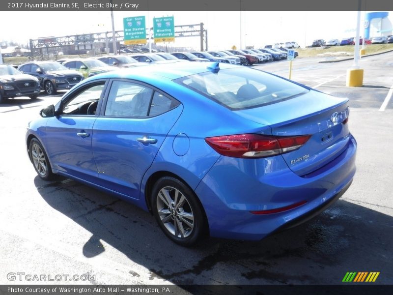 Electric Blue / Gray 2017 Hyundai Elantra SE