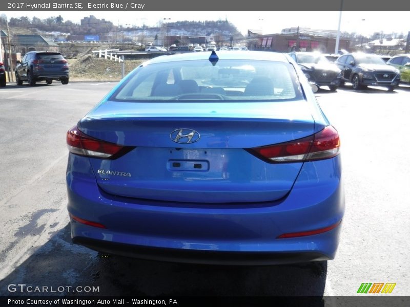 Electric Blue / Gray 2017 Hyundai Elantra SE