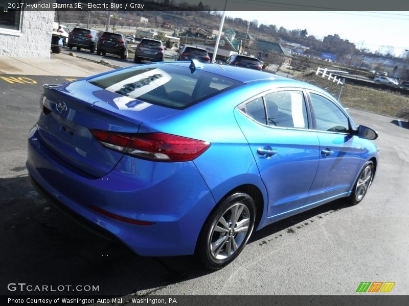 Electric Blue / Gray 2017 Hyundai Elantra SE