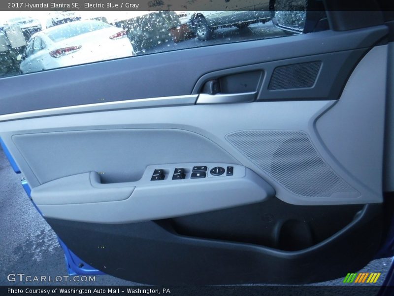 Electric Blue / Gray 2017 Hyundai Elantra SE