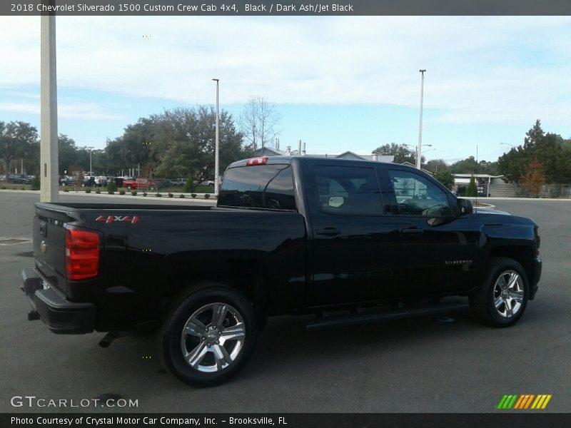 Black / Dark Ash/Jet Black 2018 Chevrolet Silverado 1500 Custom Crew Cab 4x4