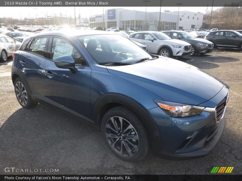 Eternal Blue Mica / Black 2019 Mazda CX-3 Touring AWD
