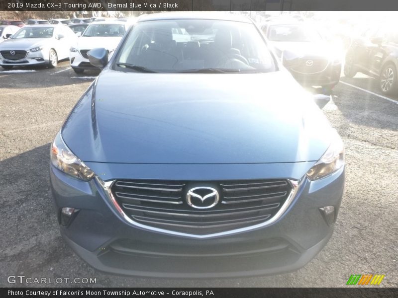 Eternal Blue Mica / Black 2019 Mazda CX-3 Touring AWD