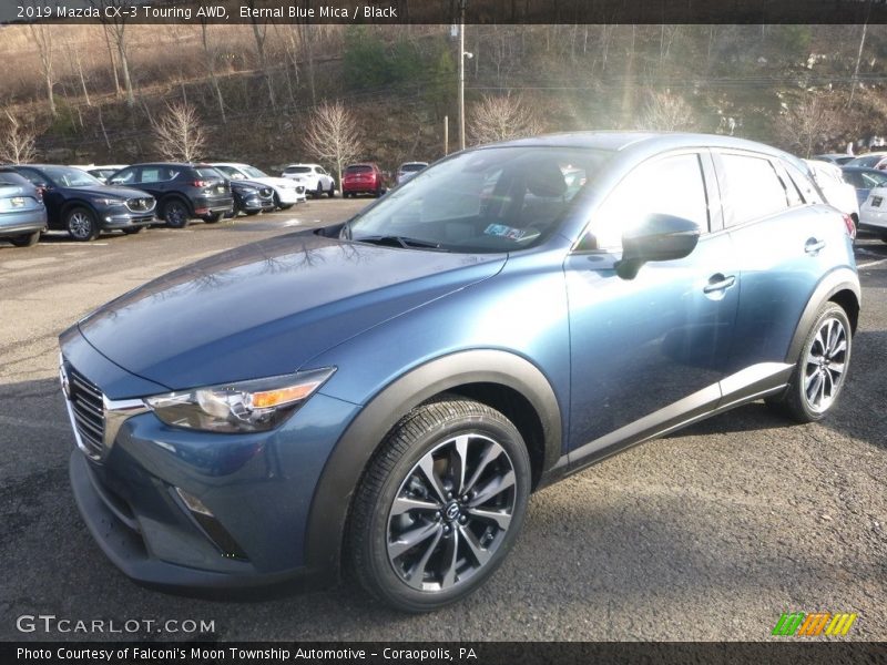 Eternal Blue Mica / Black 2019 Mazda CX-3 Touring AWD