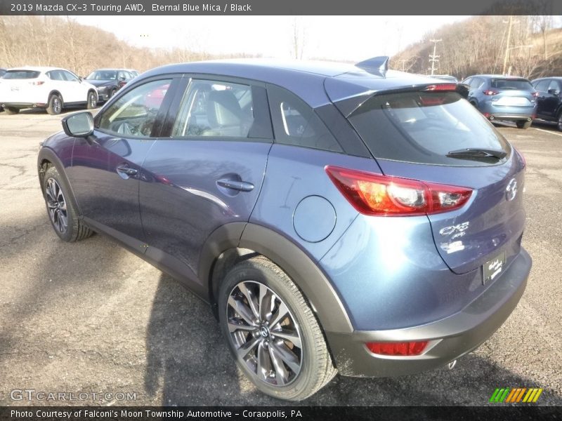 Eternal Blue Mica / Black 2019 Mazda CX-3 Touring AWD