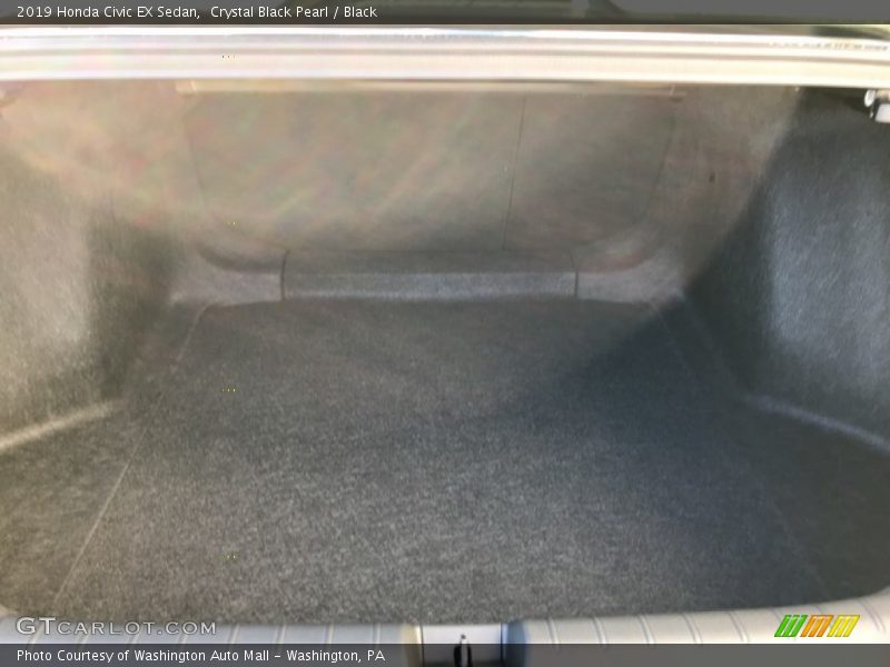 Crystal Black Pearl / Black 2019 Honda Civic EX Sedan