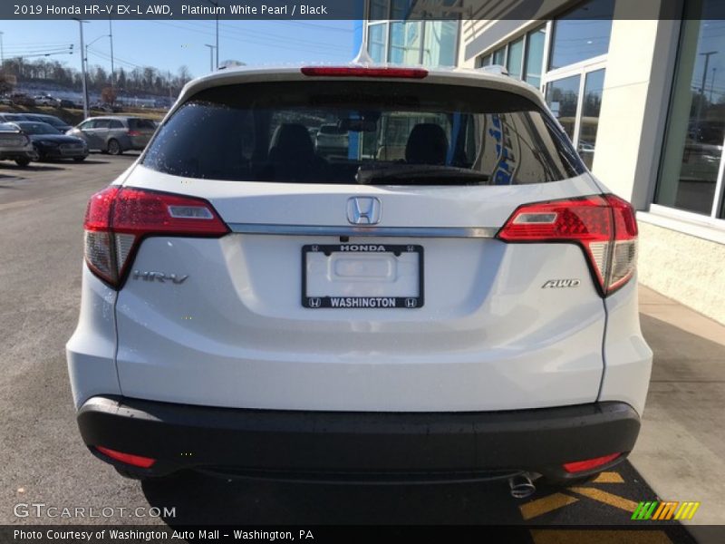 Platinum White Pearl / Black 2019 Honda HR-V EX-L AWD