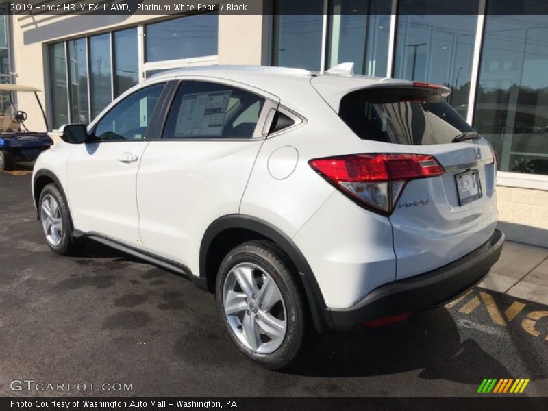 Platinum White Pearl / Black 2019 Honda HR-V EX-L AWD