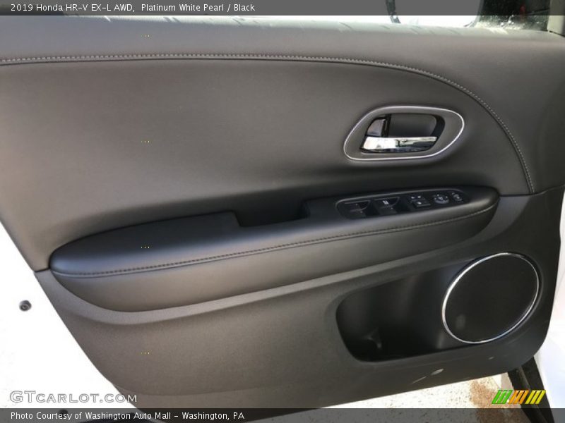 Platinum White Pearl / Black 2019 Honda HR-V EX-L AWD